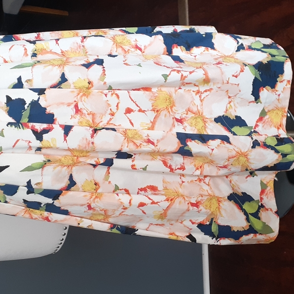 J.crew Cottagecore  fit and flare  floral vneck  dress size 8 - Picture 7 of 16